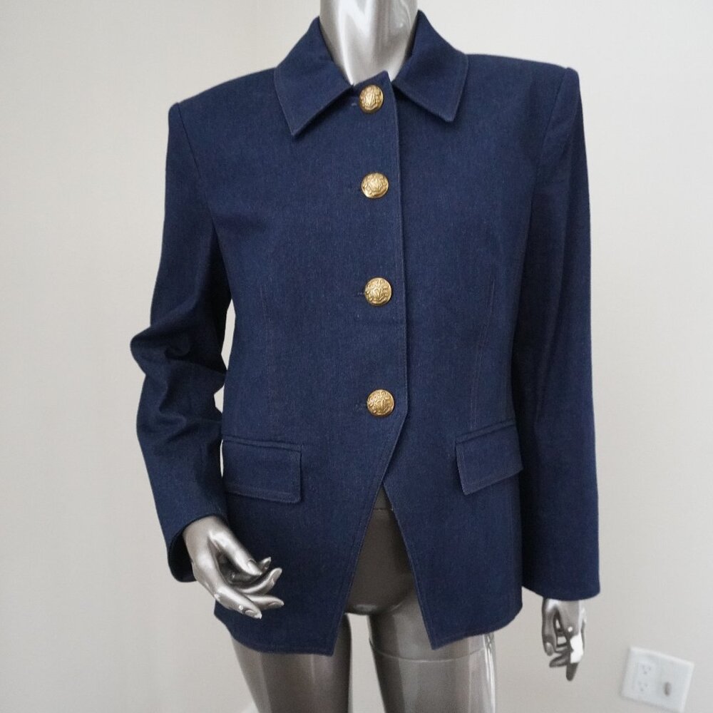 Veronica Beard Aire Dickey Blazer Denim Cotton Jacket Size 6 New Tag $698 - Picture 5 of 16